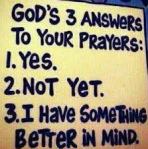 Gods 3 ans to prayer